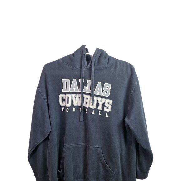 Dallas Cowboys Mens XXL Navy Blue Long Sleeve Hoodie - Picture 1 of 8